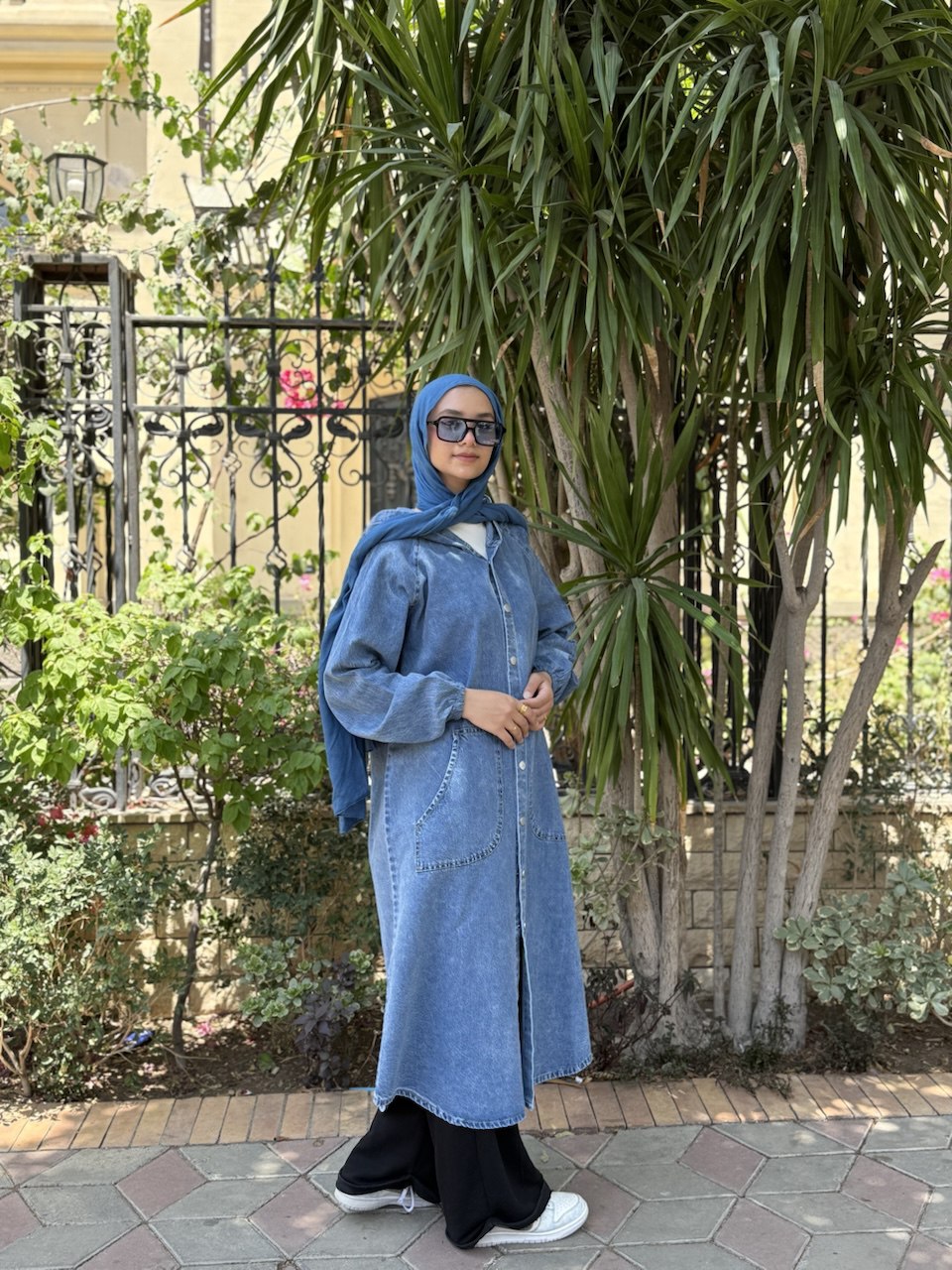 Hooded Denim Shirt